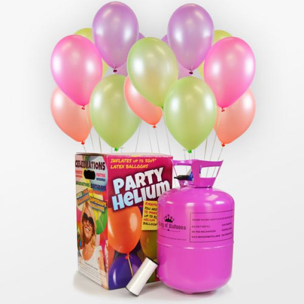 Bombonas de gas helio para inflar globos en tu evento o fiesta