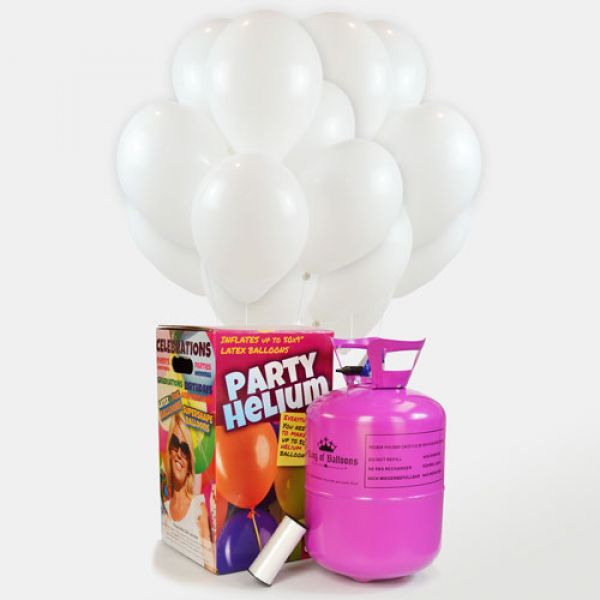 Botella helio un solo uso grande Balloon time