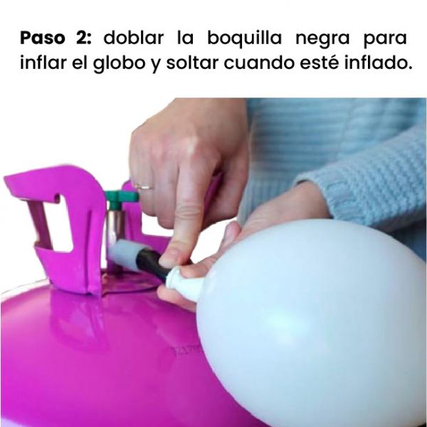 Helio desechable bombona Mini - Globofiesta