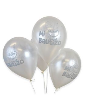 Bautizo globos  Globos, Globos personalizados, Ideas de bautizo